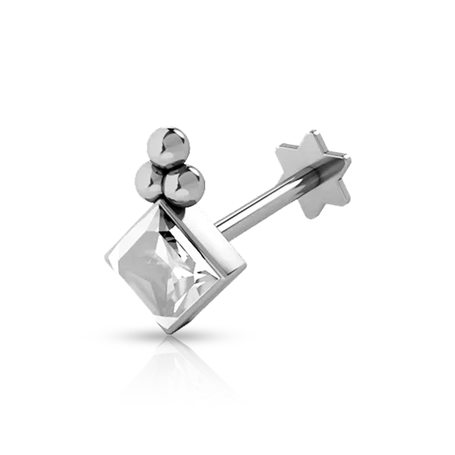 Precious Stone Tragus Piercing