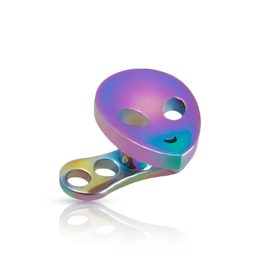 Alien Dermal Piercing Multicoloured Alien