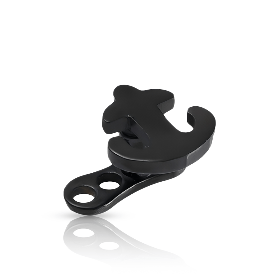 Anchor Dermal Piercing Black Ancre