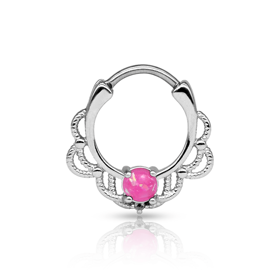 Ball Fake Nose Piercing Pink