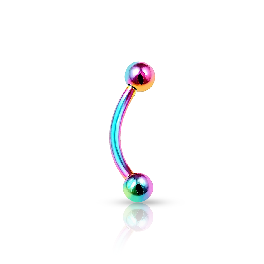Balls Eyebrow Piercing Multicolour