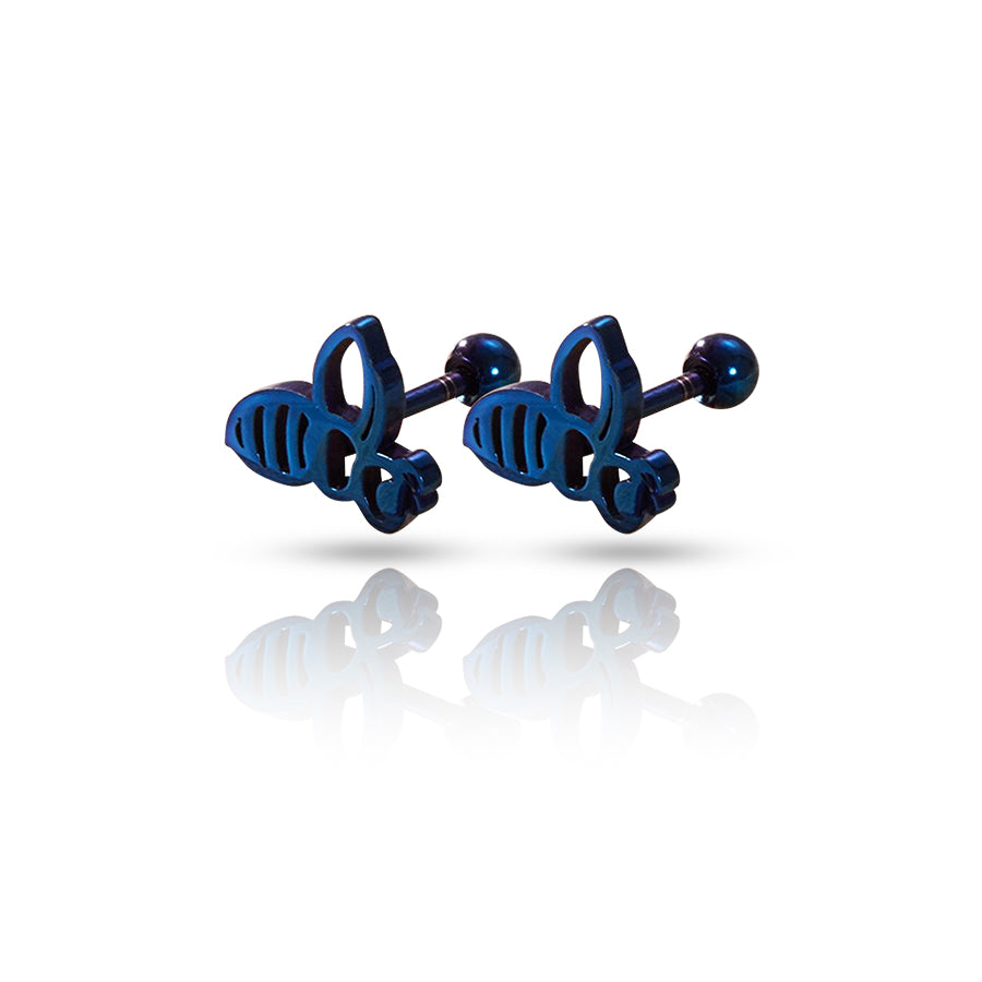Bee Conch Piercing Dark Blue