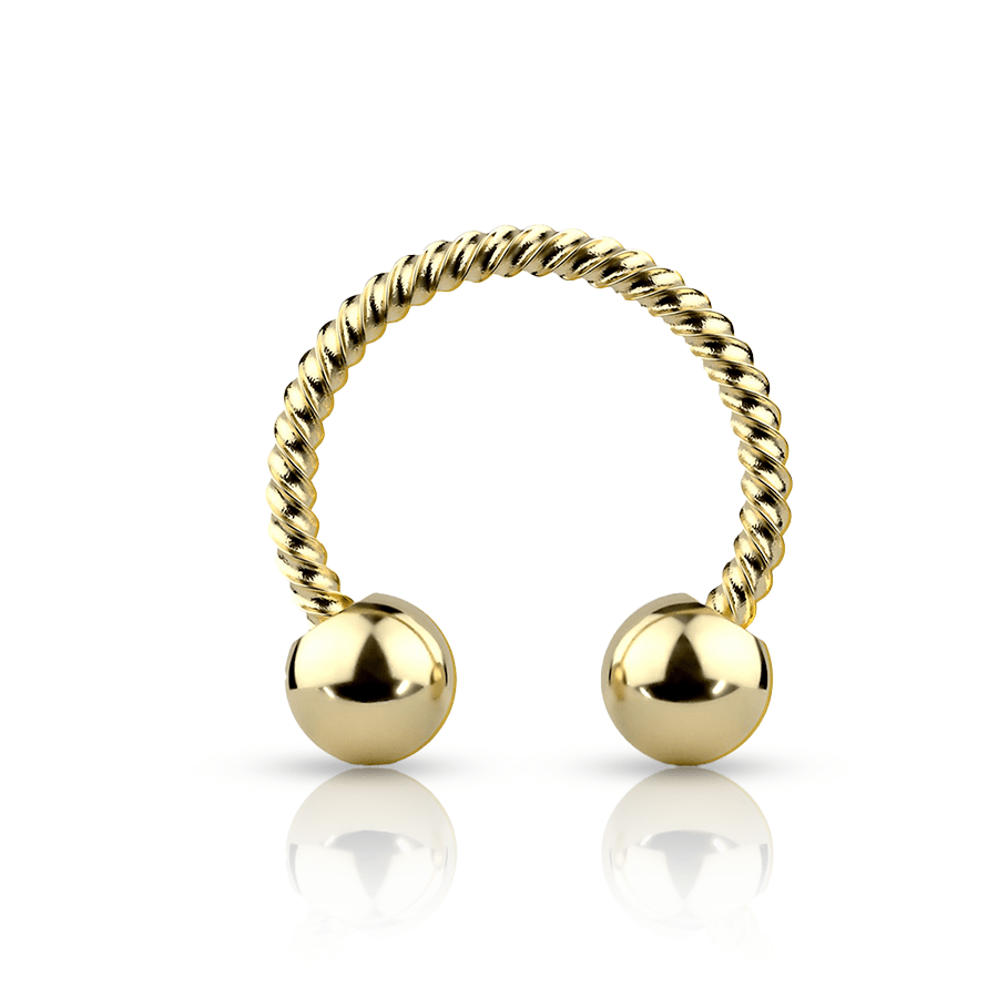 Ring Smiley Piercing Gold