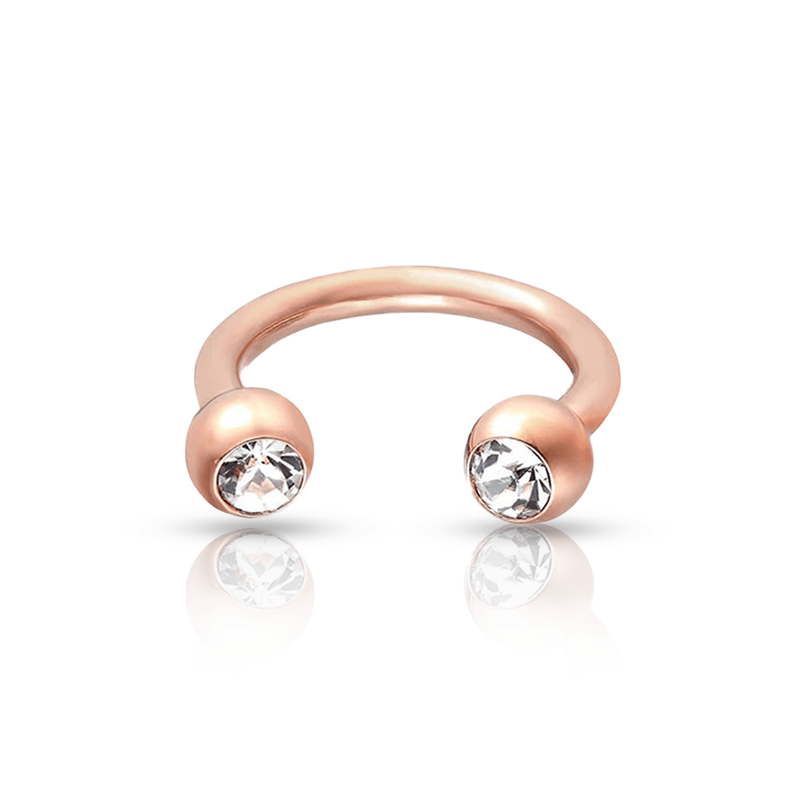 Banana Smiley Piercing Rose Gold