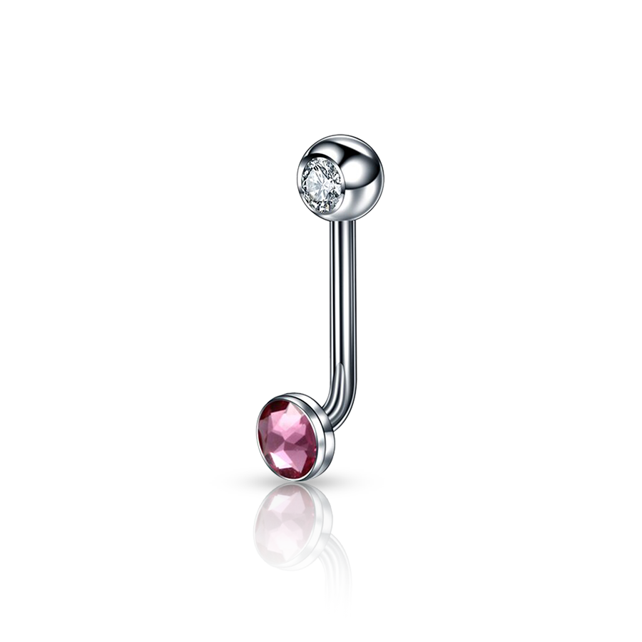 Christina Barbell Piercing Pink