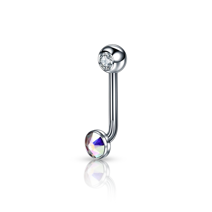 Christina Barbell Piercing Multicoloured