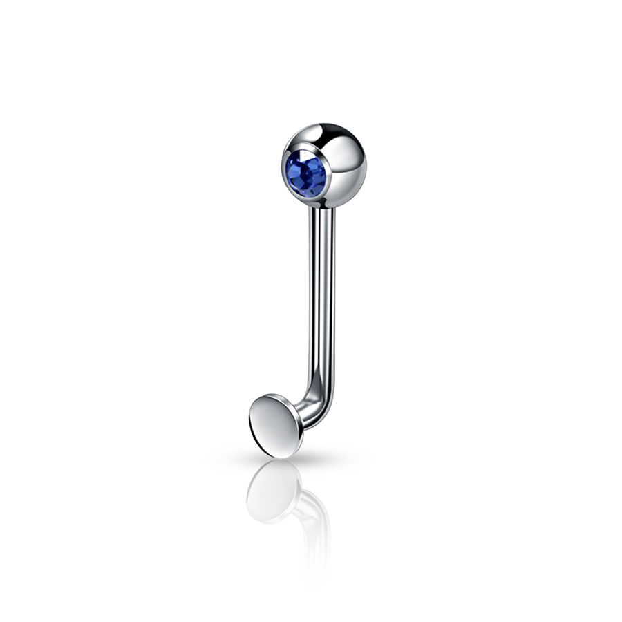 Christina Woman Piercing Dark Blue