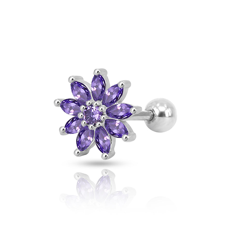 Colorful Conch Piercing Violet