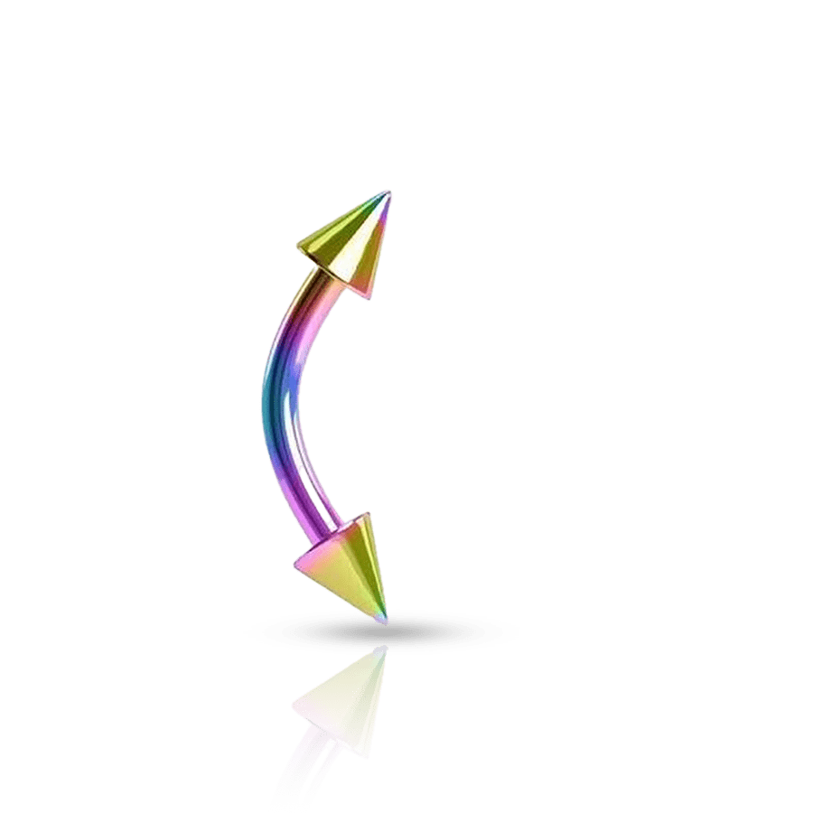 Cone Eyebrow Piercing Multicolour
