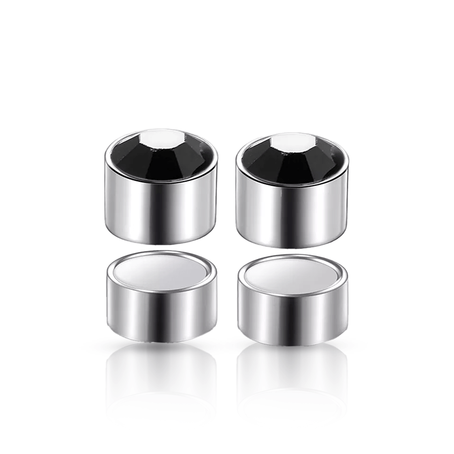Diamond Fake Lip Piercing Black 6mm