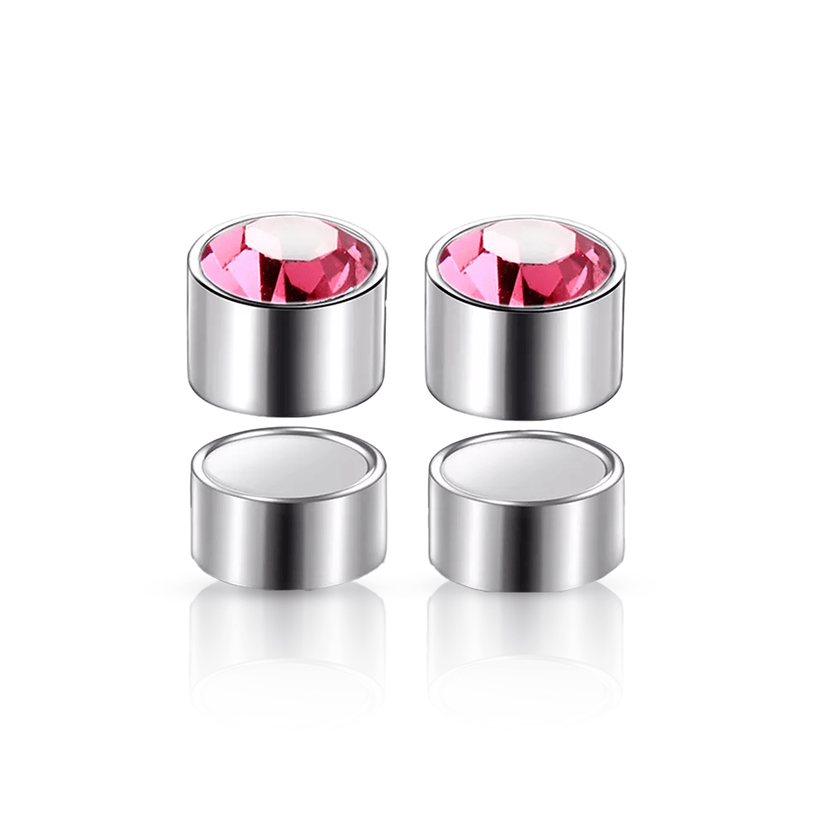 Diamond Fake Lip Piercing Pink 6mm