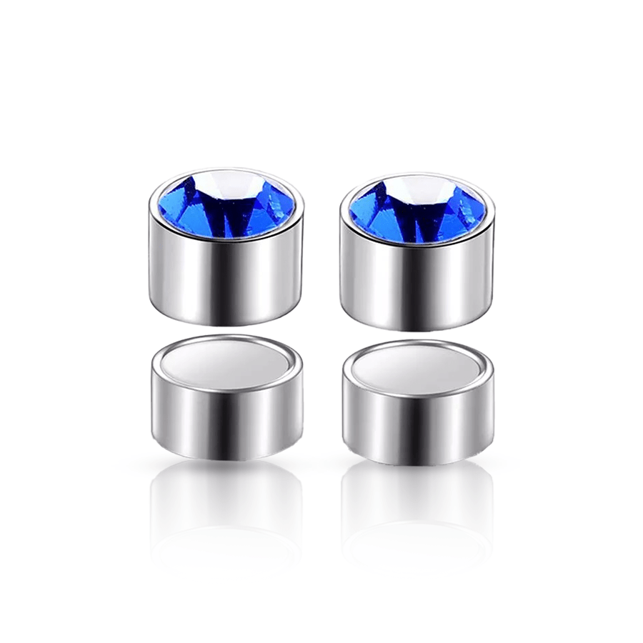 Diamond Fake Lip Piercing Dark Blue 6mm