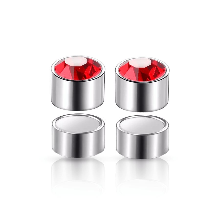 Diamond Fake Lip Piercing Red 6mm