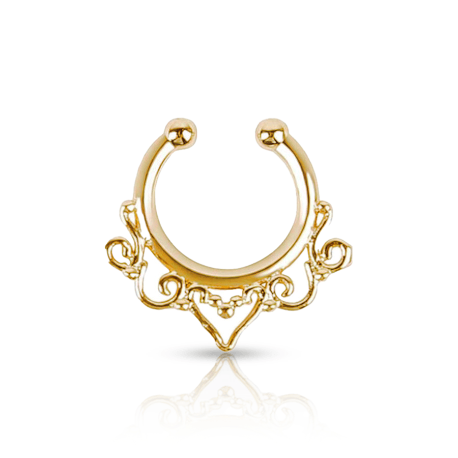 Fake Nose Piercing for Woman Gold