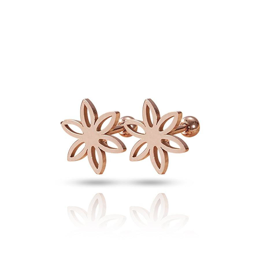 Flower Conch Piercing Rose Gold
