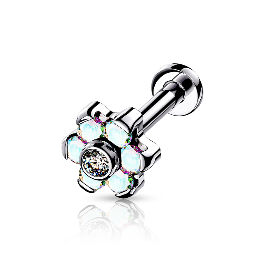 Flower Jewel Ashley Piercing Multicoloured 1.2x8mm