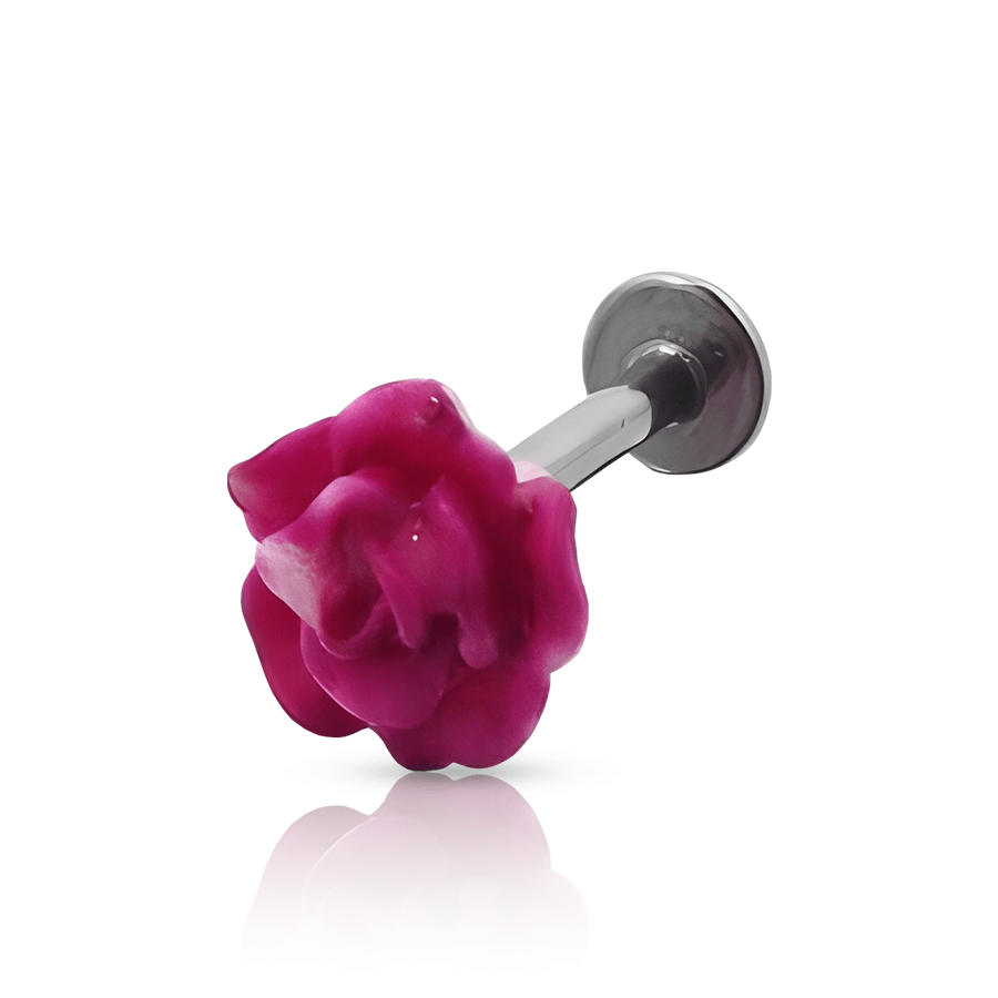Flower Medusa Piercing Red
