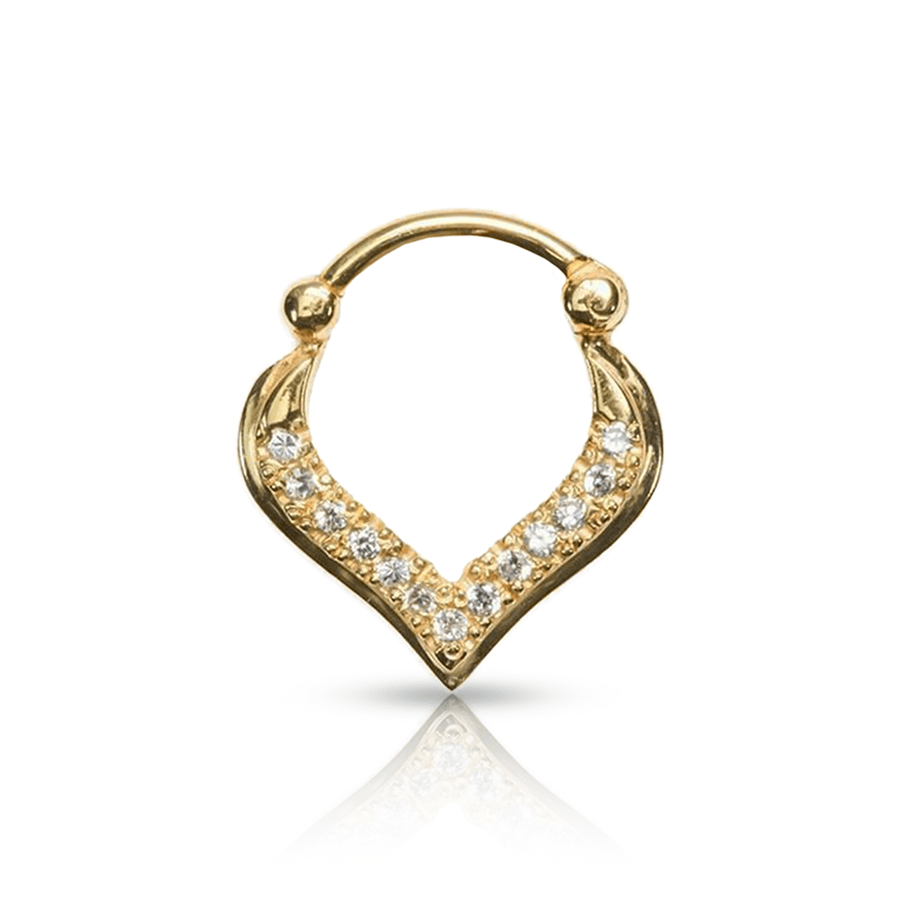 Gold Indian Nose Piercing Gold
