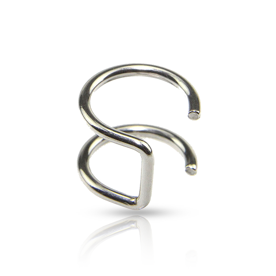 Gristle Fake Helix Piercing Silver