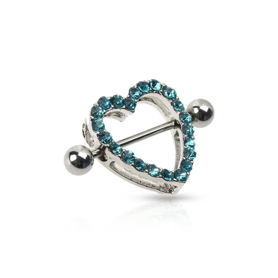 Heart-Shaped Nipple Piercing