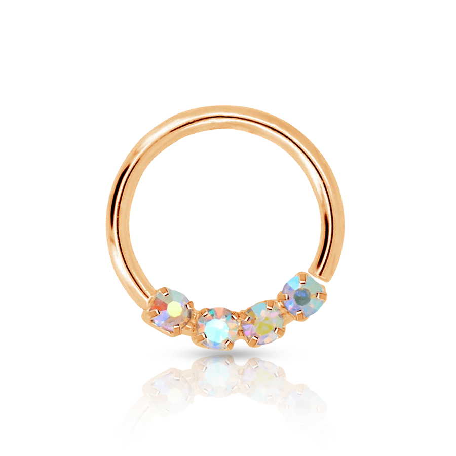 Indian Ring Nose Piercing Gold