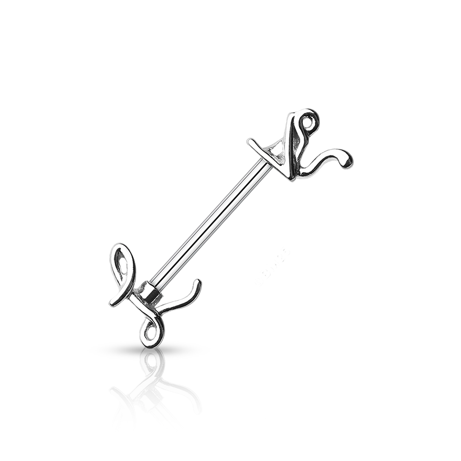 Love Letters Nipple Piercing