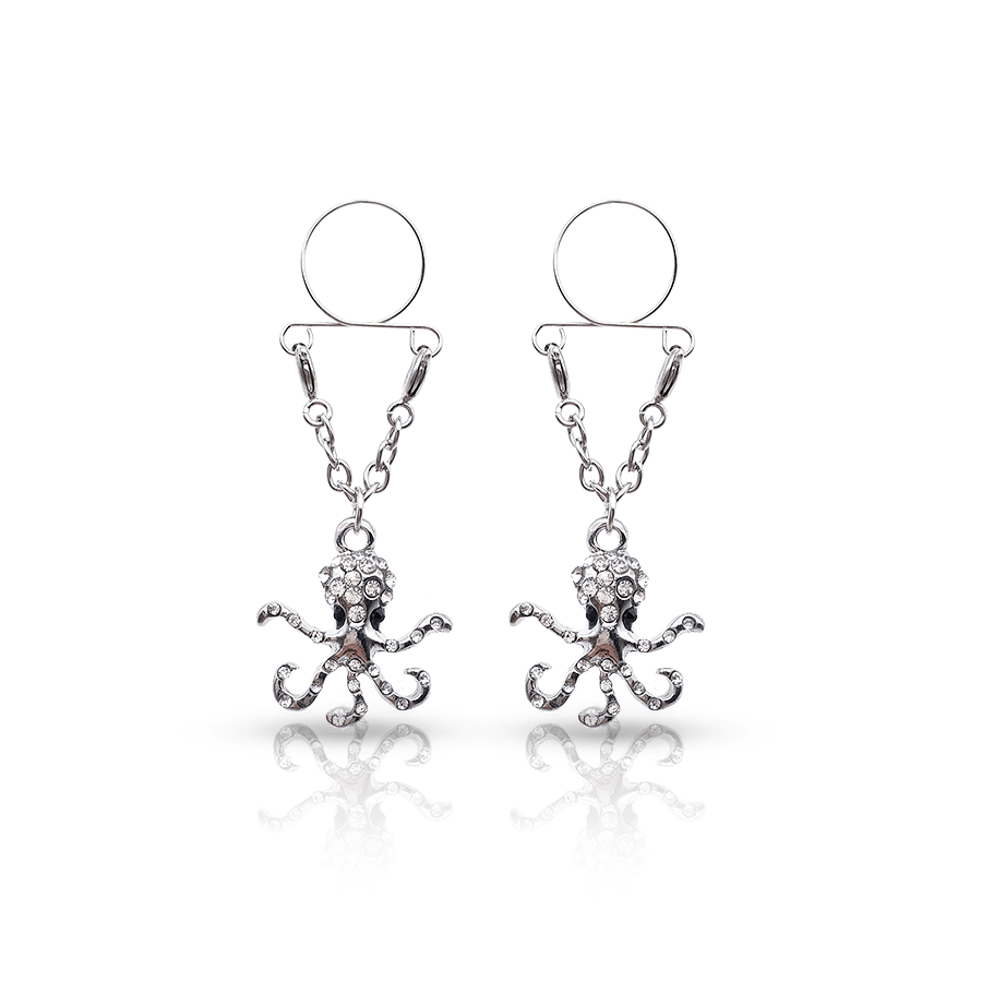 Octopus Fake Nipple Piercing