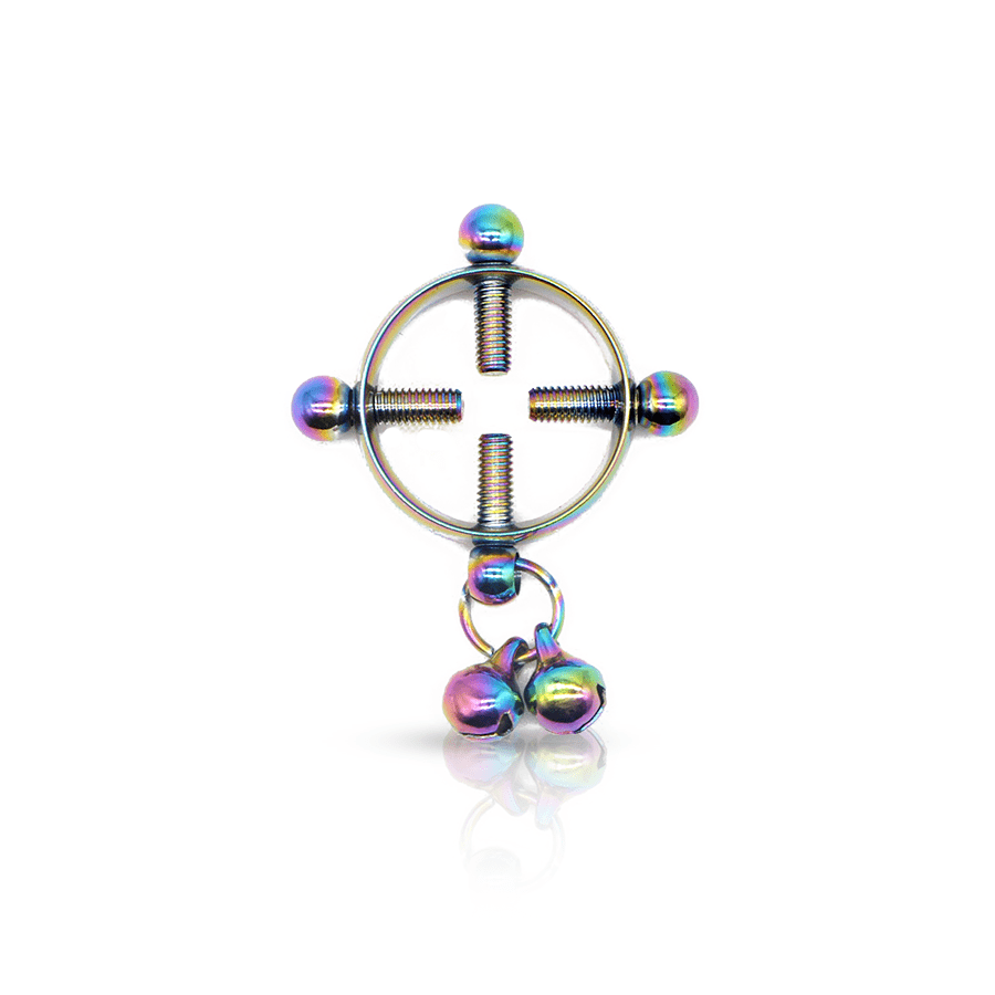 Pendant Ring Fake Nipple Piercing Multicolour