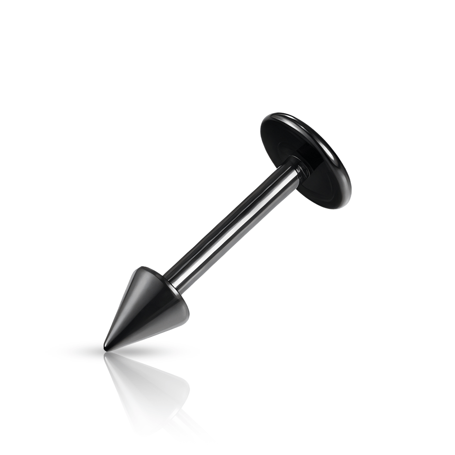 Pics Medusa Piercing Black 6mm