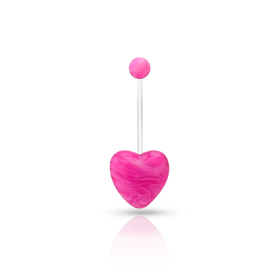 Pregnancy Navel Piercing Pink