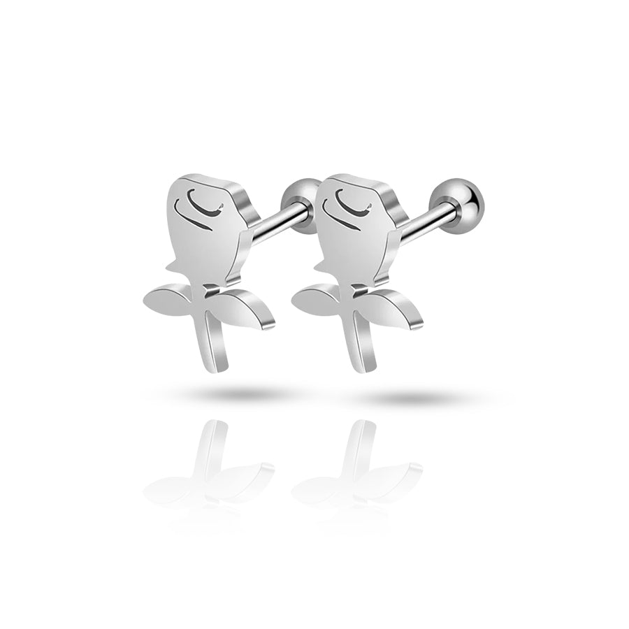 Rose Gold Conch Piercing Silver