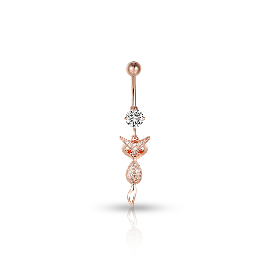 Rose Gold Navel Piercing