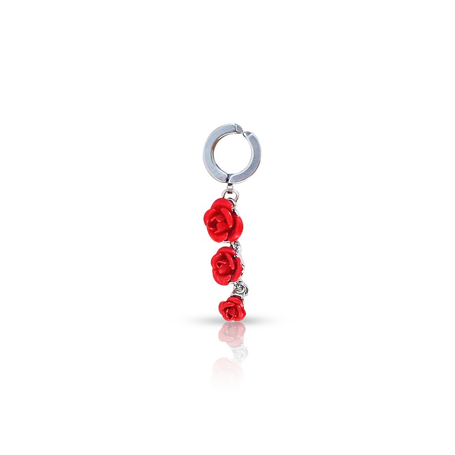 Roses Fake Belly Button Piercing