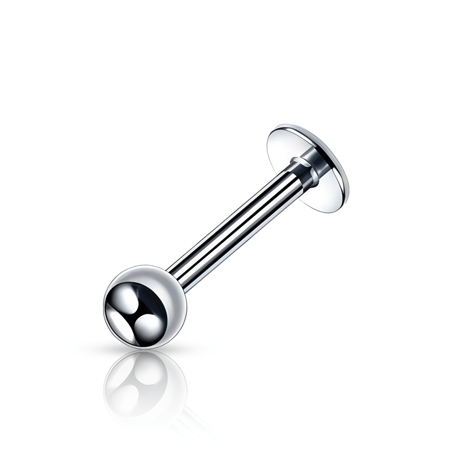 Small Ball Helix Piercing silver 1.2x6x3mm