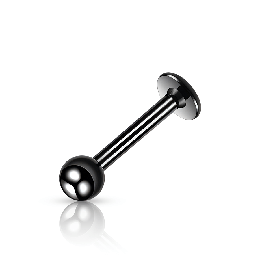 Small Ball Helix Piercing black 1.2x6x3mm