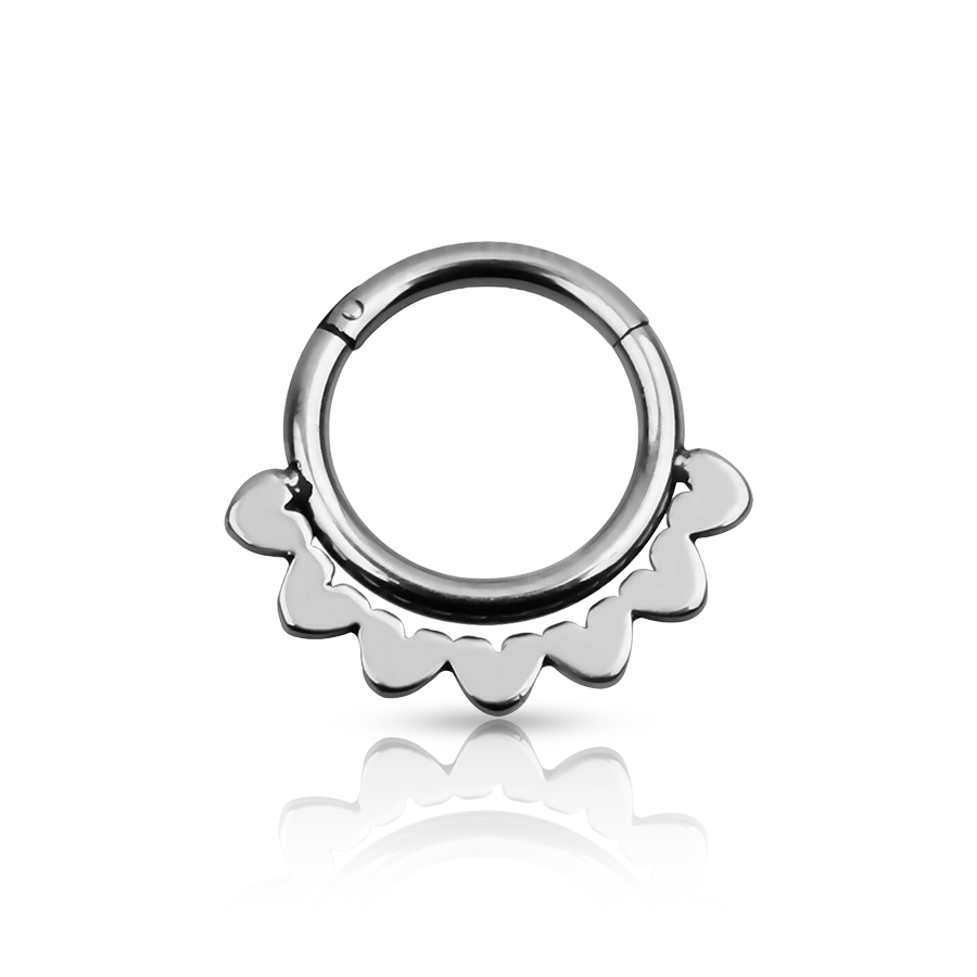 Small Crown Daith Piercing Silver