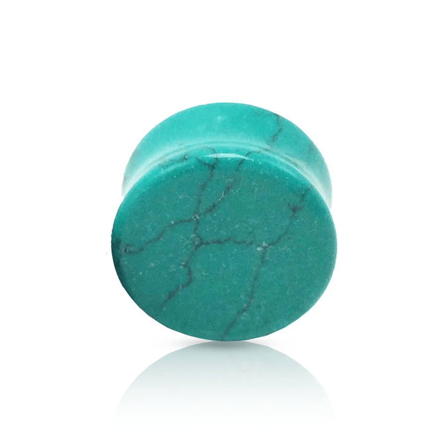 Stone Ear Plug Sky Blue 6mm