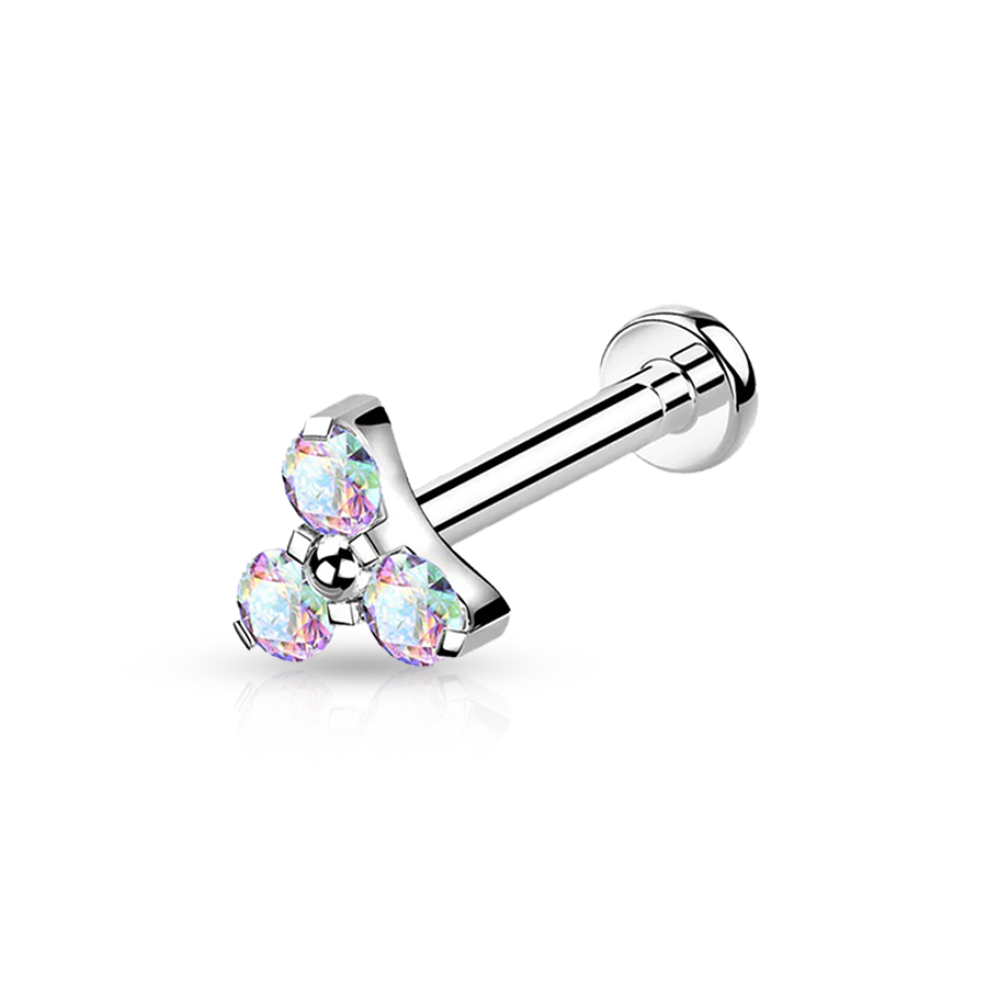 Strass Medusa Piercing Multicoloured 10mm
