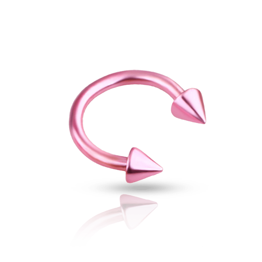 Surgical Steel Eyebrow Piercing Pink