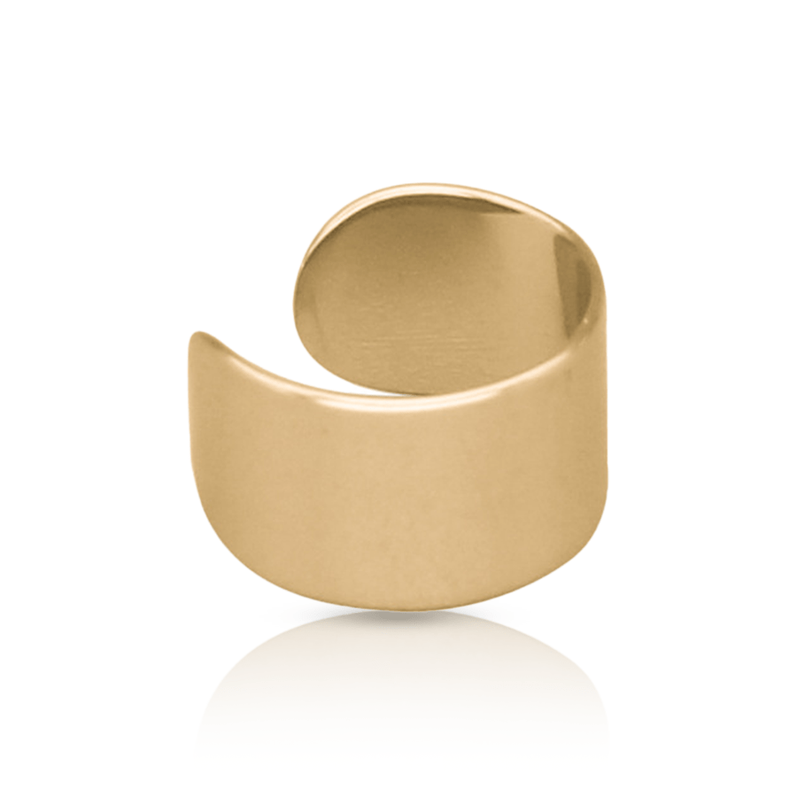 Thick Ring Fake Ear Piercing Gold