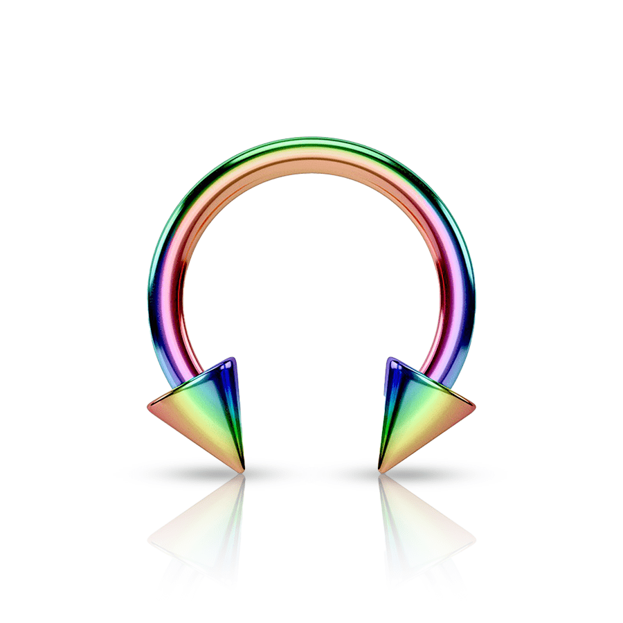 Discreet Smiley Piercing Multicolour