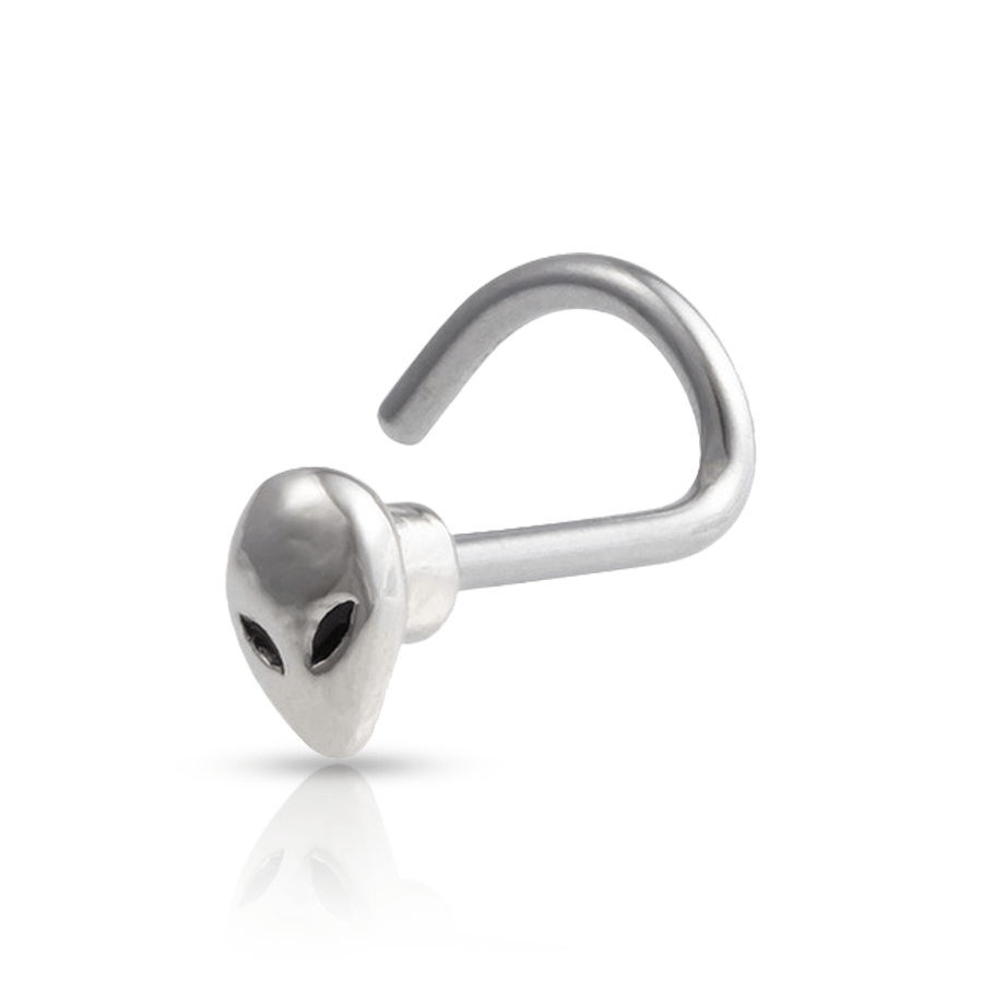 Alien's Head Nose Piercing