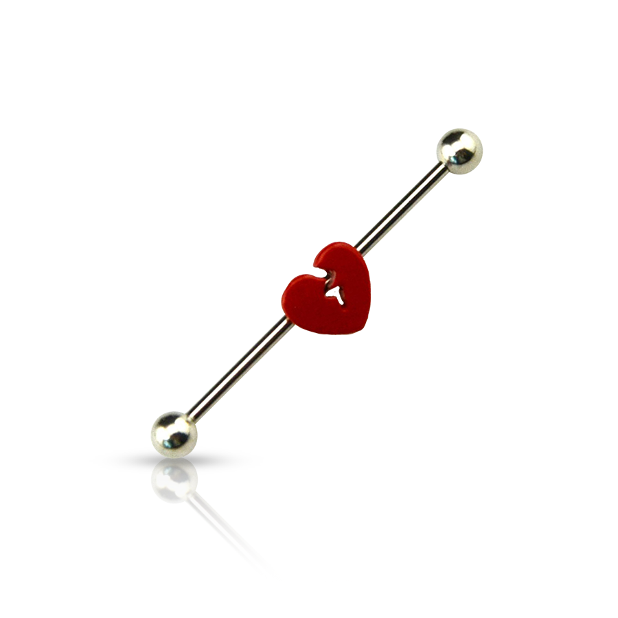 Piercing Industriel Cœur Brisé