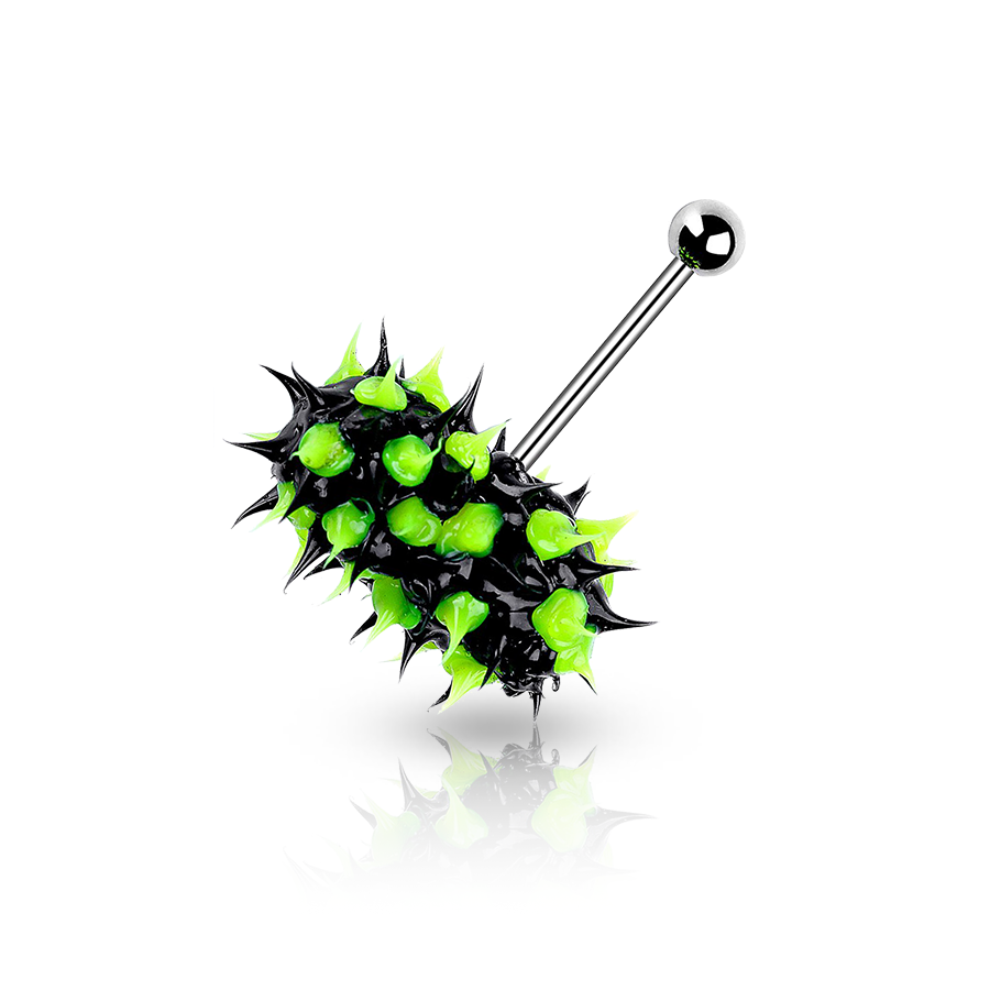Multicoloured Vibrating Tongue Piercing
