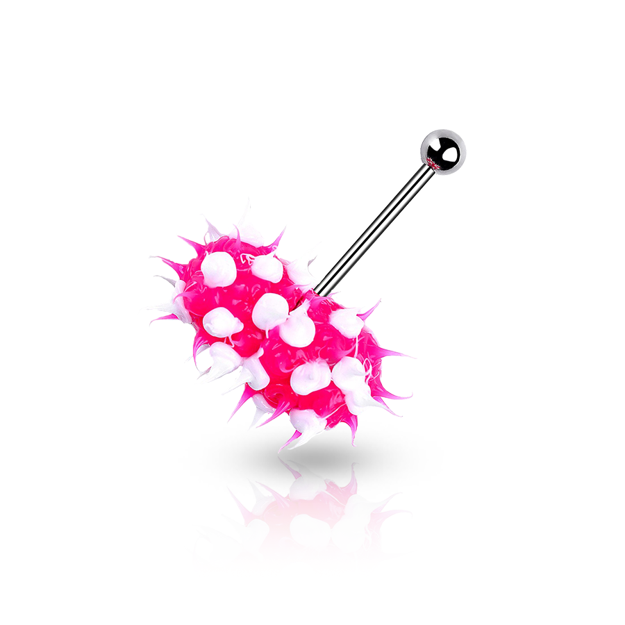 Multicoloured Vibrating Tongue Piercing