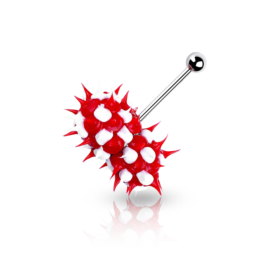 Coloured Vibrating Tongue Piercing