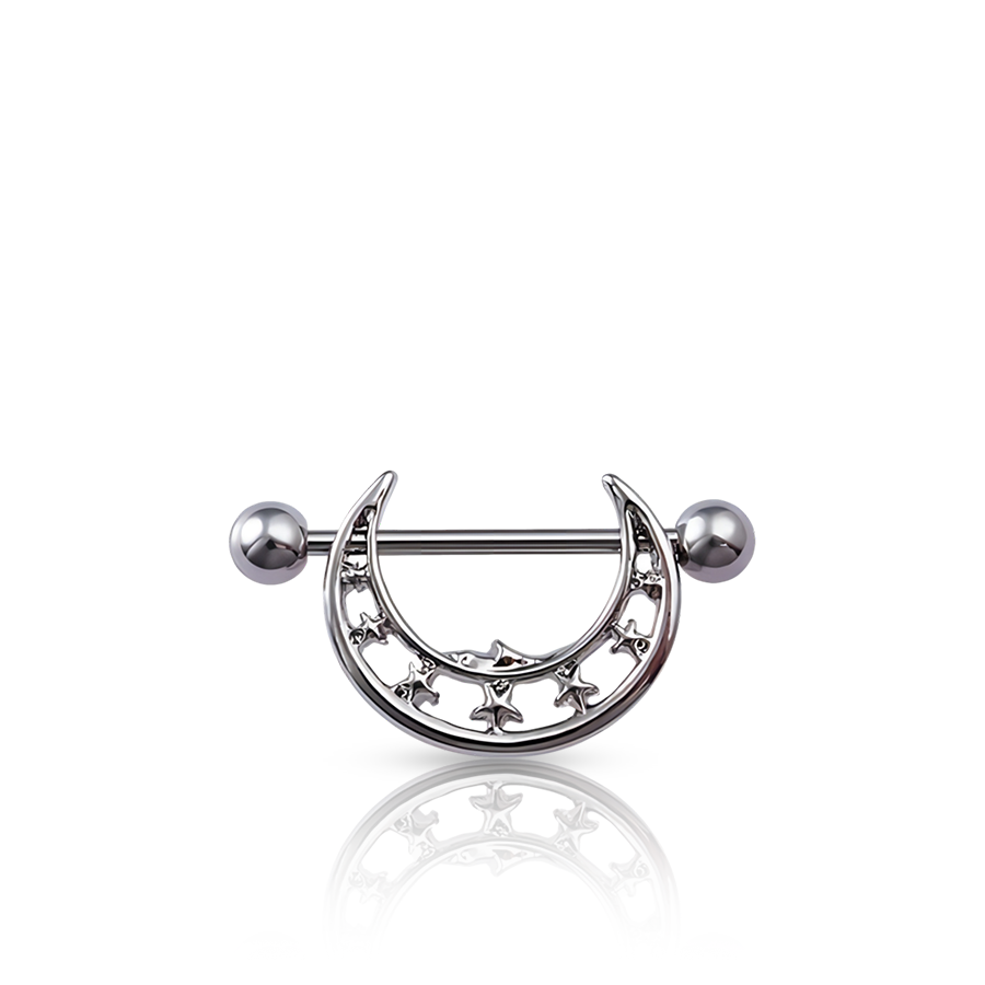 Moon Nipple Piercing