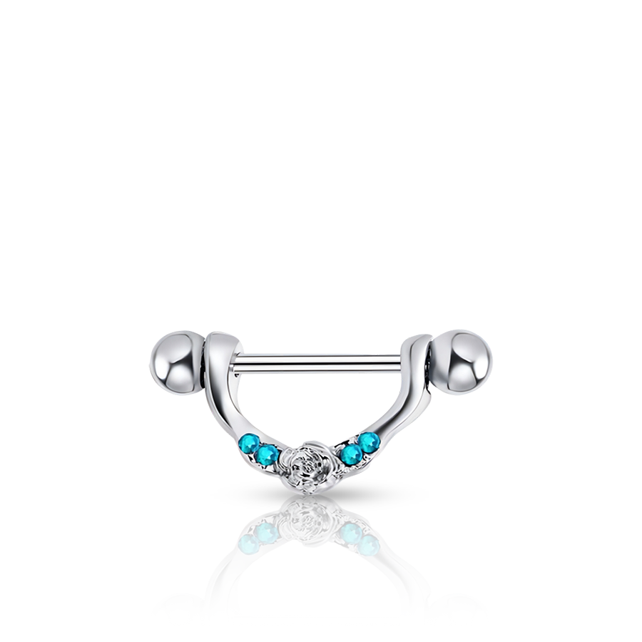 Steel Nipple Piercing
