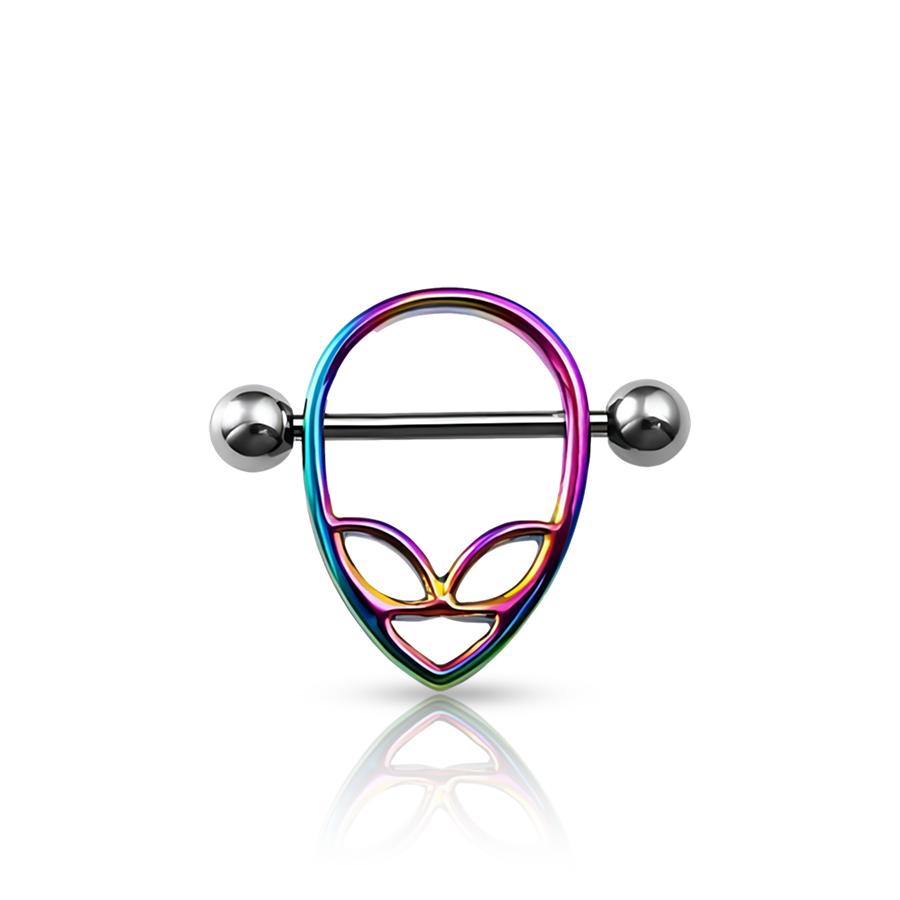 Alien Nipple Piercing