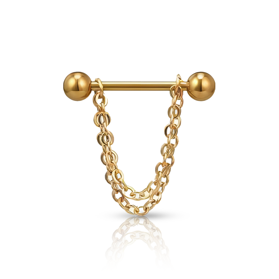 Chain Nipple Piercing
